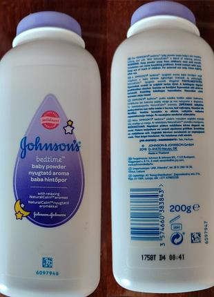 Присипка дитяча johnson's bedtime