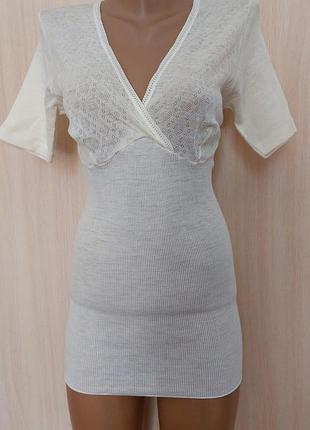 Нижнее темо платье рубашка с шерстью artimaglia p.m(4)