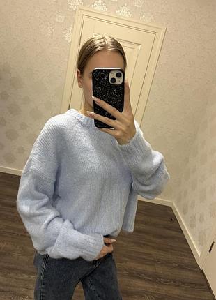 Тепла кофта блакитного кольор reserved 4