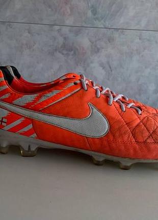 Nike tiempo чоловічі шкіряні професійні бутси оригінал 47 46 розмір