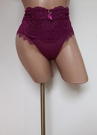 Кружевные трусики бразилиана с высокой посадкой.ann summers.