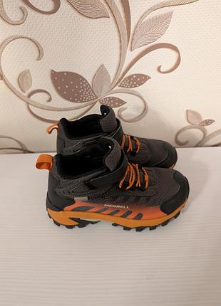 Ботинки детские merrell moab speed 2 mid a/c waterproof, 32 6