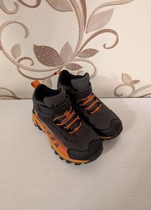 Ботинки детские merrell moab speed 2 mid a/c waterproof, 32 7