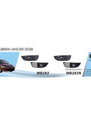 Фары доп.модель mitsubishi lancer 2007-16/mb-282n/h11-12v55w/эл.проводка
