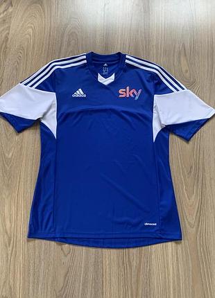 Мужская оригинальная спортивная футболка с принтом adidas 7