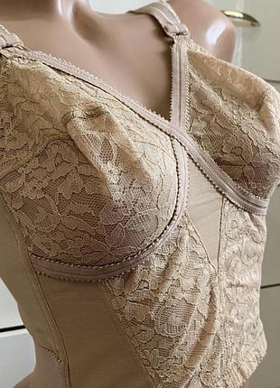 Утягивающий бюстгальтер-корсет / бюстье playtex бежевый (80b / 36b)