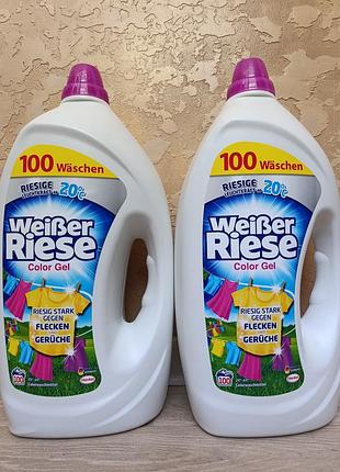 Гель для прання кольорових речей weißer riese color gel, 4.5 л