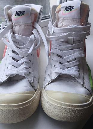 Оригінальні кросівки nike blazer mid '77 infinite "watermelon", р. 36.5