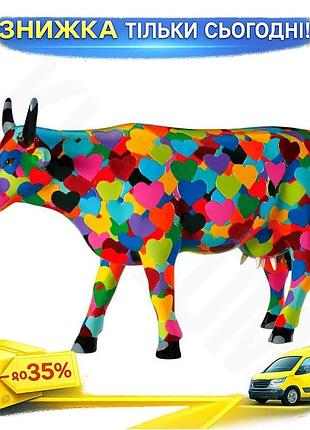 Ku статуэтка корова heartstanding universal fit cow коллекционная полистоун для интерьера подарок для uni2l_k