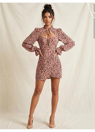 Стильна мінісукня з анімалістичним принтом prettylittlething