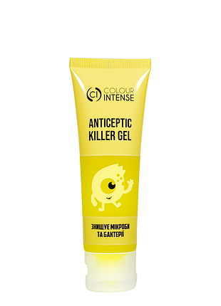 Антисептик для рук гелевий colour intense killer gel 50 мл, № 02 citrus цитрус