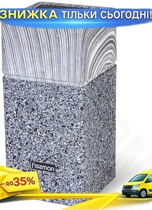 Ku подставка для кухонных universal fit ножей fissman marble 23х11см мраморная колода для хранения нож uni2l_k