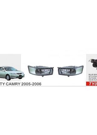 Фары доп.модель toyota camry 30 2004-06/ty-019/9006-12v55w/эл.проводка