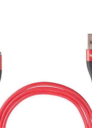 Ku кабель магнитный voin universal fit micro usb 1м красный для быстрой зарядки и передачи данных usb uni2l_k 5
