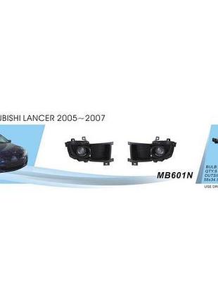 Фары доп.модель mitsubishi lancer 2005-07/mb-601n/h3-12v55w/эл.проводка
