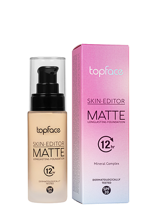Тональная основа матирующая topface skin editor matte spf20 рт465 no 04 daily skin care