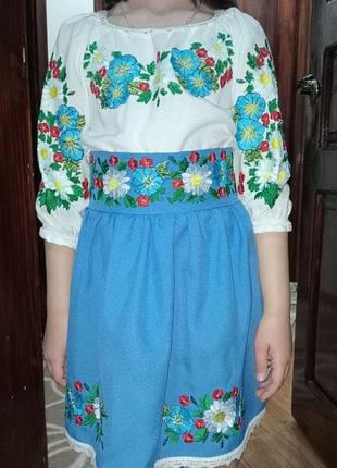 Вышиванка набор для девочки 5-8 лет