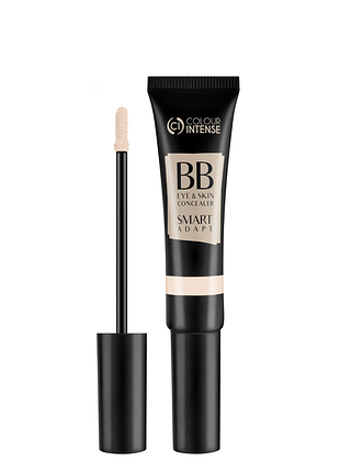 Консилер для вишуканої кімнати colour intense smart adapt вв eye&skin concealer no 01 light ivory світлій