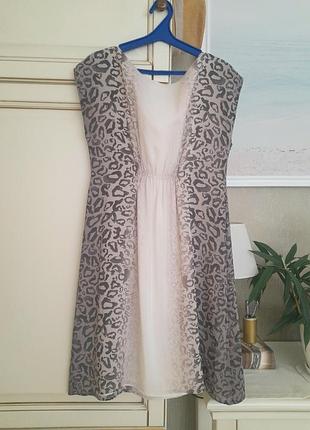 Silk 100% шелк платье mint velvet новое m/l на подкладке