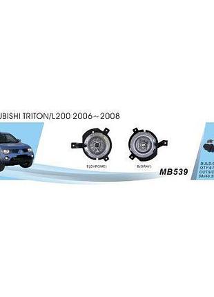 Фары доп.модель mitsubishi triton/l200 2006-08/mb-539b/hb4(9006)-12v51w/эл.проводка