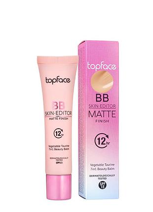 Тональный вв крем topface skin editor matte finish spf15 pt462 no 03 daily skin care