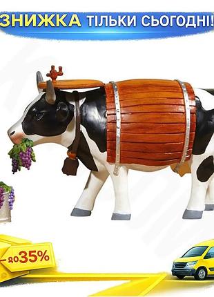 Ku статуэтка корова clarabelle universal fit коллекционная из полирезина для интерьера и подарка фигур uni2l_k