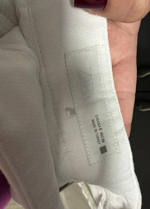 Спідниця шорти біла zara 2