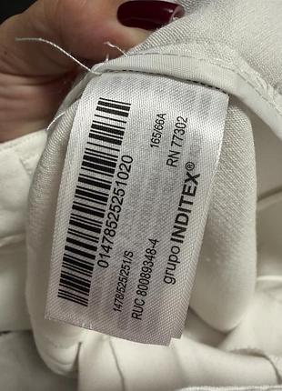 Спідниця шорти біла zara 3