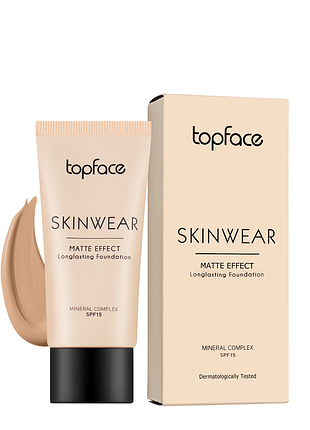 Тональний крем матуючий topface skinwear spf15 pt468 № 05