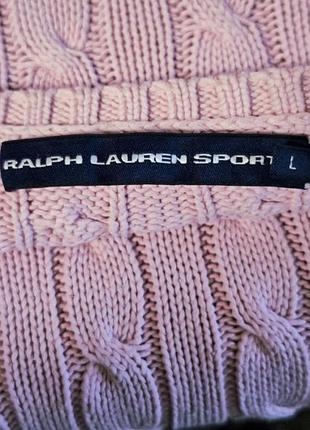Хлопковый джемпер в косы ralph lauren 5