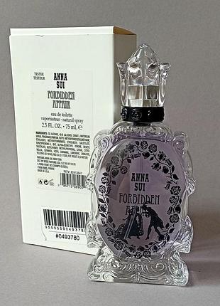 Anna sui forbidden affair 75 мл тестер для женщин (оригинал)