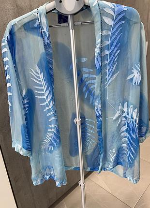 Шовкова накидка в стилі кімоно від simply silk