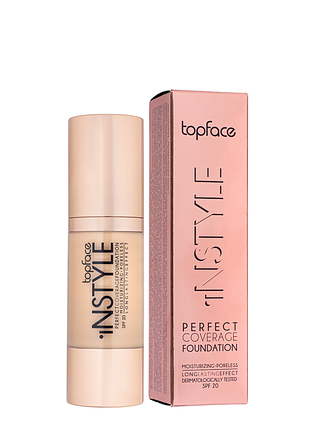 Тональная основа topface instyle perfect coverage spf20 no 04 daily skin care