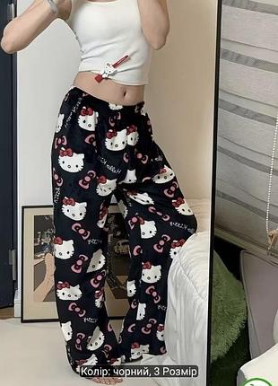 Флісові штани hello kitty 5