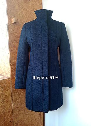 Брендовое шерстяное демисезонное зимнее пальто
