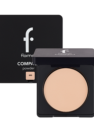 Пудра для обличчя flormar compact матуюча № 93 натурально карамельна daily skin care