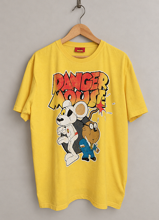 Яркая футболка dianger mouse - мерч