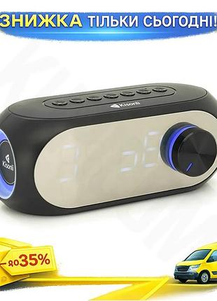 Ku колонка kisonli bluetooth universal fit 5.0 портативная акустическая система с fm aux usb для музык uni2l_k