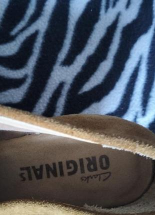 Туфли замша clarks 5