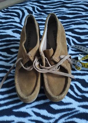 Туфлі замша clarks