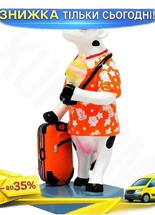 Ku статуэтка коровы vacation universal fit полирезин коллекционная фигурка для интерьера подарок для д uni2l_k