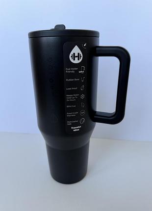 Нова оригінальна термочашка hydrojug 40oz black / чорна 5