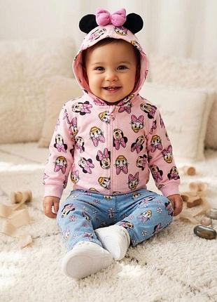 Детский комплект одежды кофта +джинсы р.80 с принтом minnie mouse daisy sinsay baby