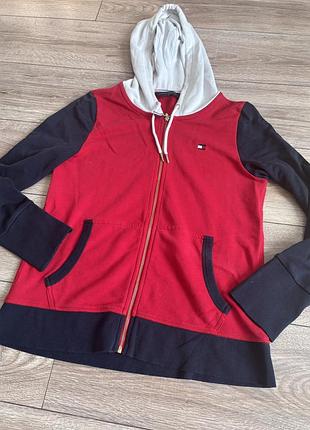 Крутезна брендова кофта худі капюшонка tommy hilfiger