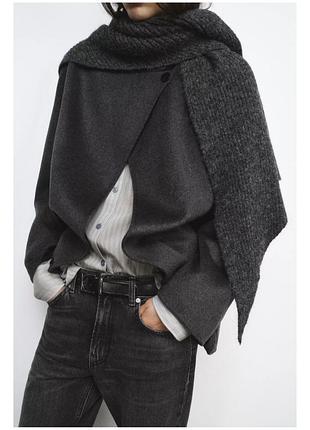 Стильный шерстяной блейзер zara 6