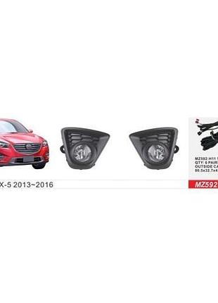Фары доп.модель mazda cx-5 2011-17/mz-592/h11-55w/эл.проводка
