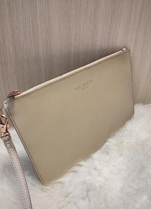 Кожаная клатч косметичка ted baker. 4
