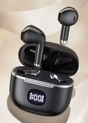 Беспроводные наушники tws toocki he-060c с дисплеем bluetooth 5.3