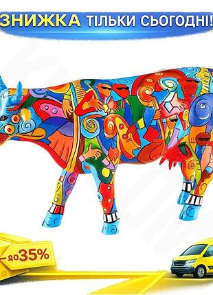 Ku статуэтка коллекционная корова universal fit music cow extravaganza полирезин яркая фигурка для инт uni2l_k