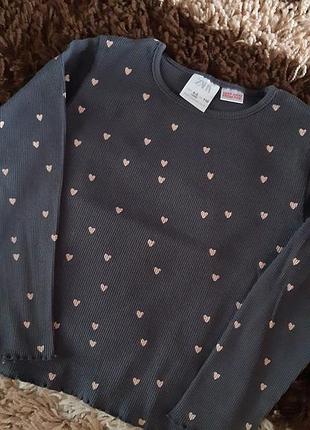 Кофтинка в рубчик с ❤  zara. 2